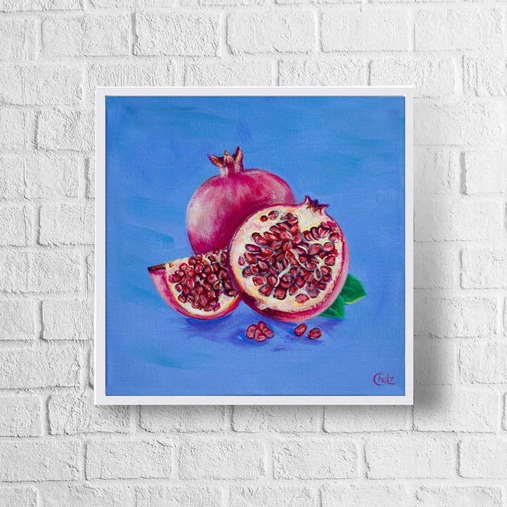 Pomegranate Painting | Pomegranate Art Print all Decor for wholesale by Chelzart