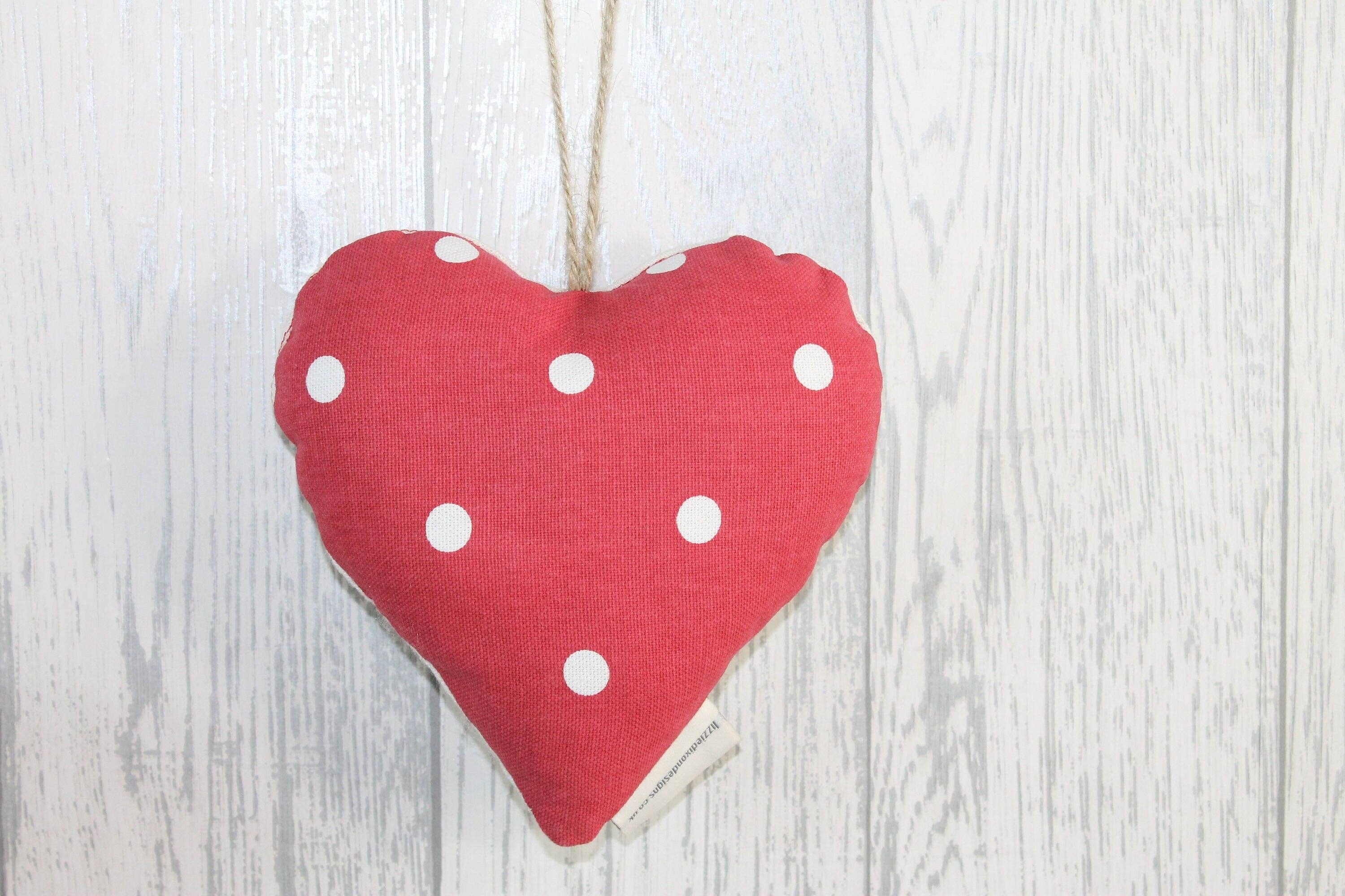 Lizzie Dixon Designs – wholesale Ornament – Welsh Dragon Hanging Heart-Lavender Hanging Heart-Fabric Hanging Heart-4