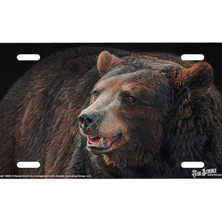 "Black On Black" - Decorative License Plate for wholesale by Airstrike