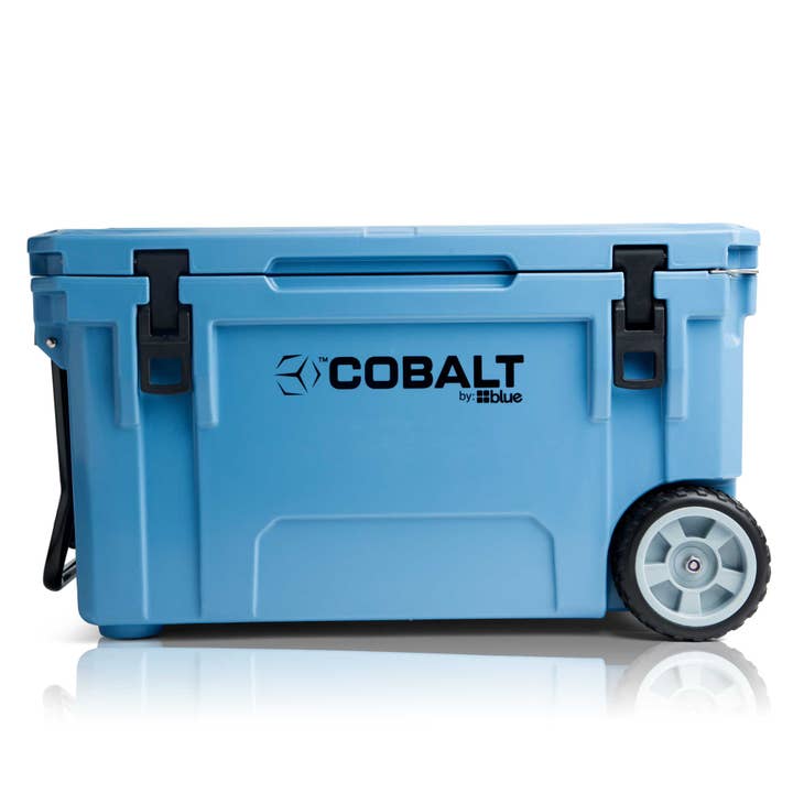 Caddis Sports - Wholesale Cooler/Cooler Bag - Cobalt 55 Quart with Wheels Roto-Molded Super Cooler