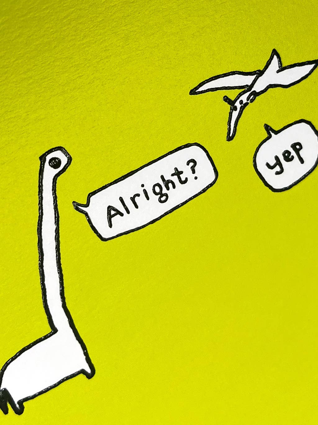 Brainbox Candy - Wholesale Birthday Card - Funny Birthday Card - Embossed Alright? Yep! Greetings Card1