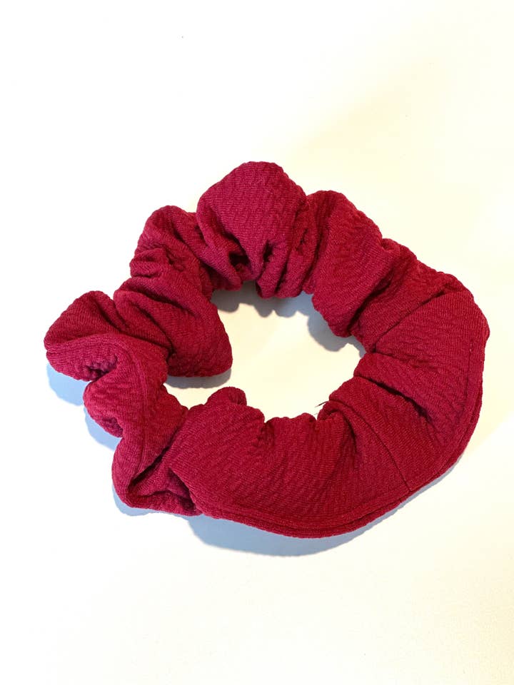 Burgundy Scrunchie for wholesale by Clove Boutique