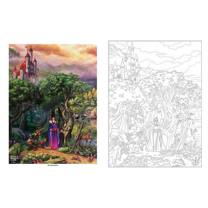 Simon & Schuster - Wholesale Coloring & Activity Book - Adult - Disney Dreams Collection Thomas Kinkade Studios Celebrations Coloring Book by Thomas Kinkade Studios2