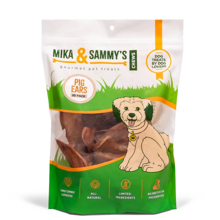 Mika and Sammy's Gourmet Pet Treats - Wholesale Pet Treats - Dog - Pig Ears