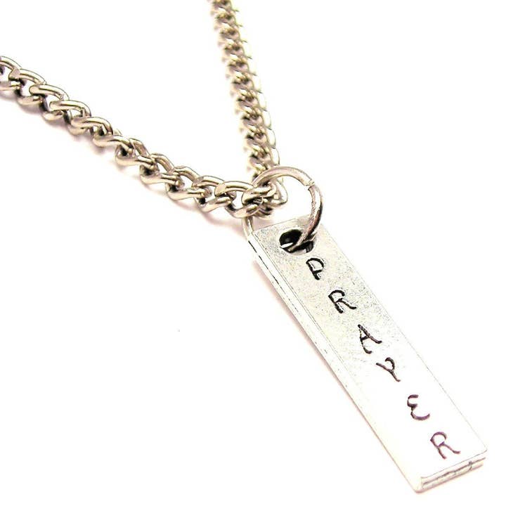 Prayer Single Charm Necklace for wholesale by Chubby Chico Charms