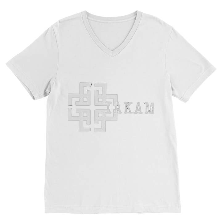 Camiseta clássica com decote em V KAM S9 por atacado de IAKAM