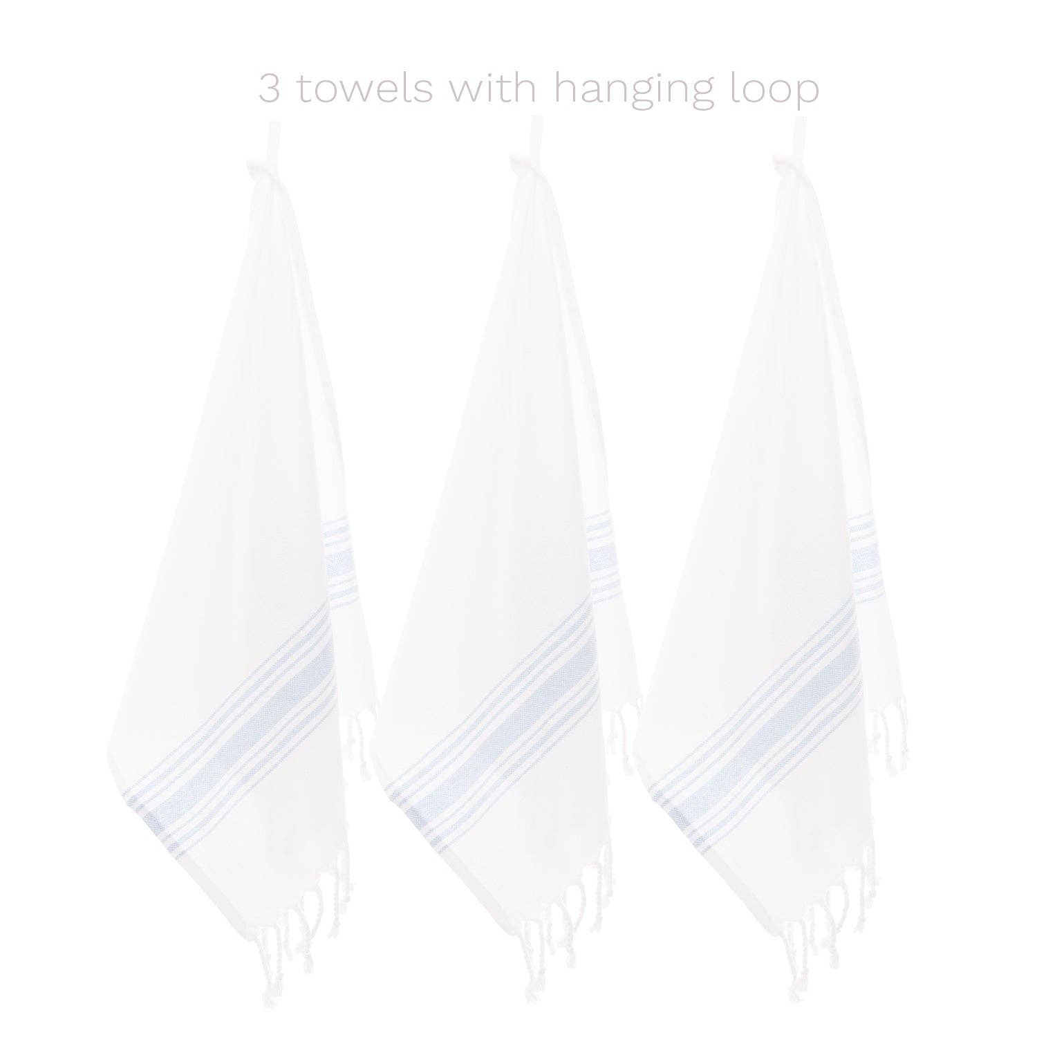 Barooga - Wholesale Hand Towel - Farmhouse Turkish Hand Towel (Set of 3), 18 x 38 inches14