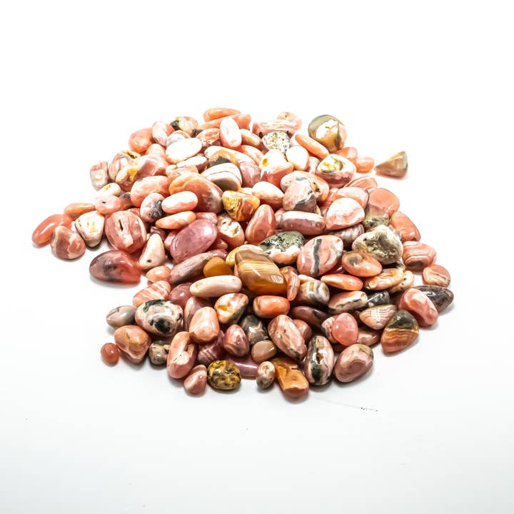 Quasar Gems USA - Vendita all'ingrosso Pietra/cristallo spirituale - Pietre Levigate di Rodocrosite 250g