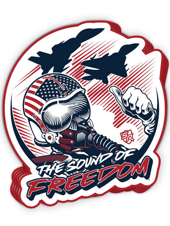 The Sound of Freedom Decal for wholesale by Shield Republic