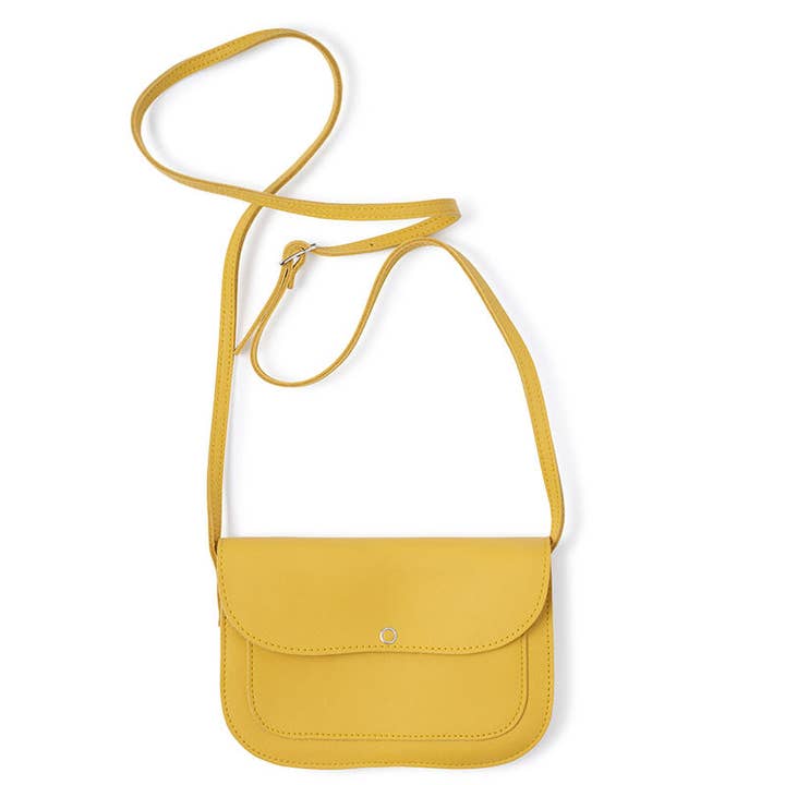 Bolso pequeño de cuero amarillo Cat Chase para venta al por mayor de Keecie