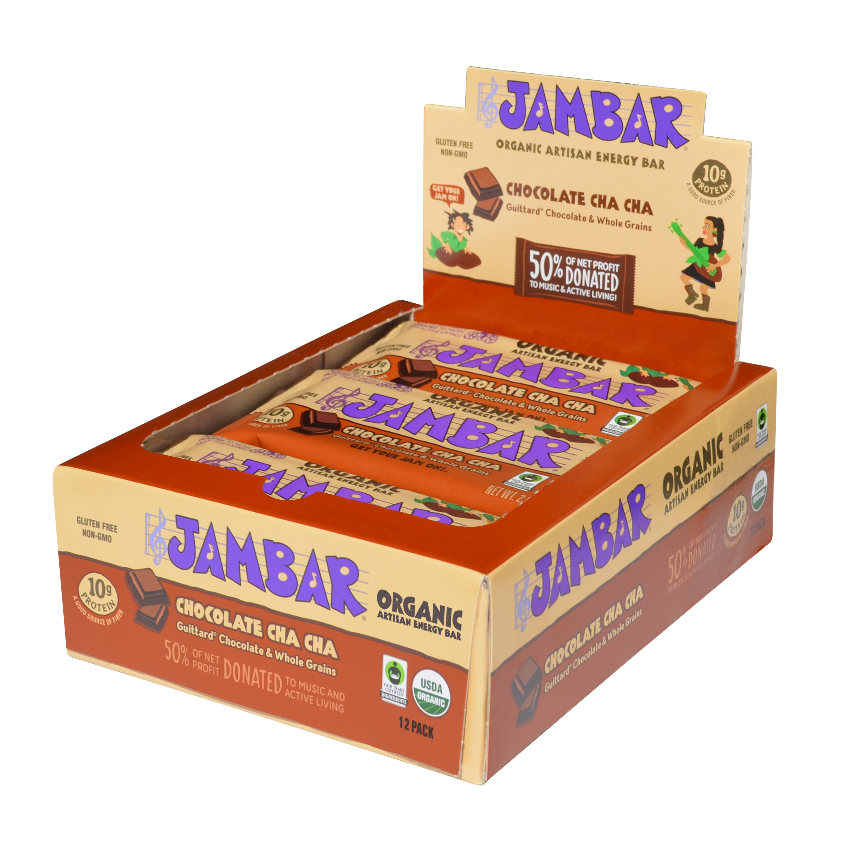 JAMBAR - Vente Barres de céréales - Barre énergétique bio JAMBAR Chocolat Cha Cha3