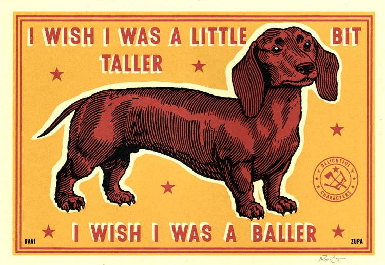 Ravi Zupa Arts - Wholesale Art Print - Baller Print0