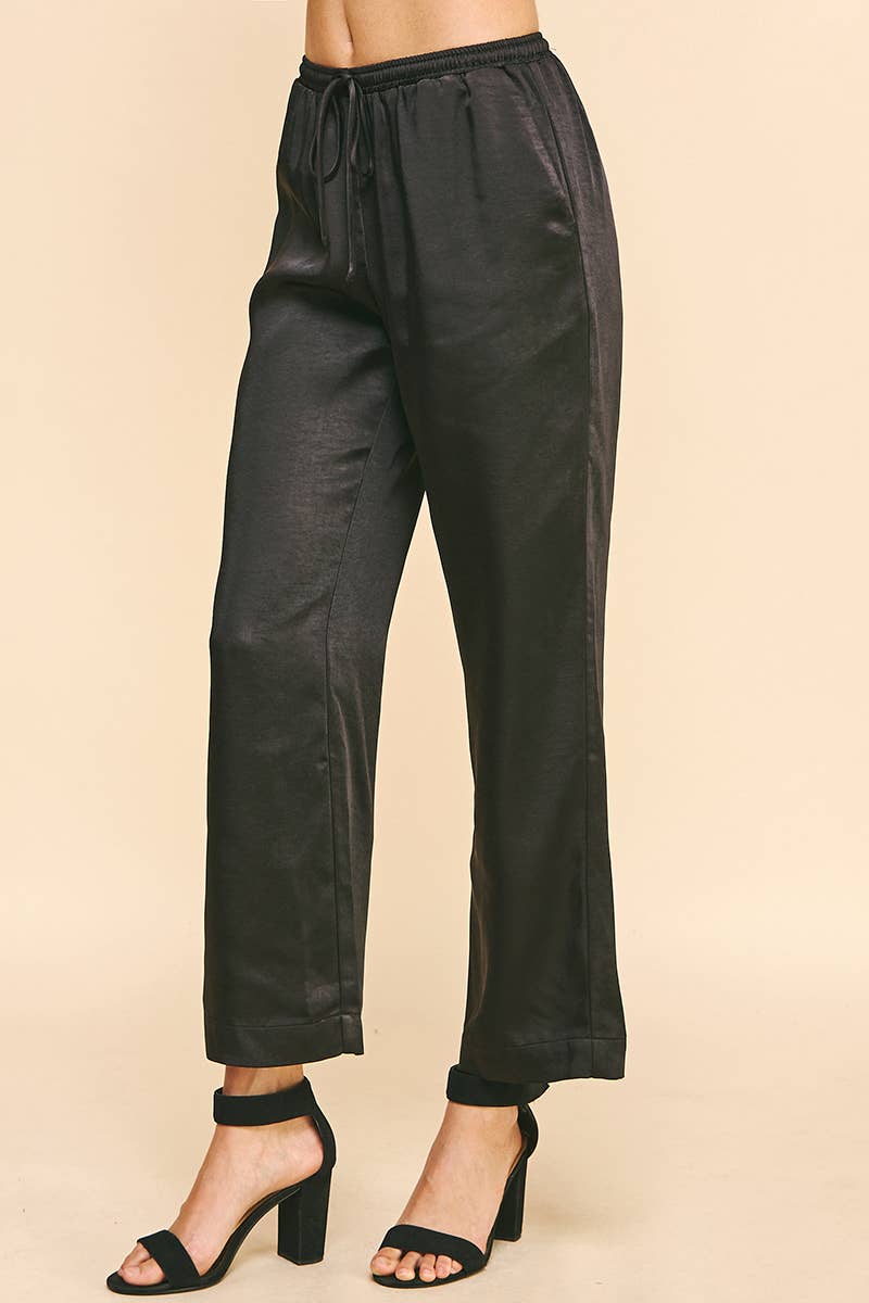 PINCH - Wholesale Pants - Women's - SATIN STRAIGHT PANTS - 5370B17