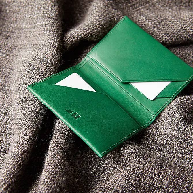 Italian Leather Card Case | 100% vegetable tanned for wholesale by Unofuku