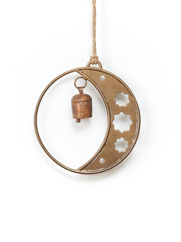 Carillon à vent Devani Moon and Stars Bell pour la vente par Matr Boomie Fair Trade