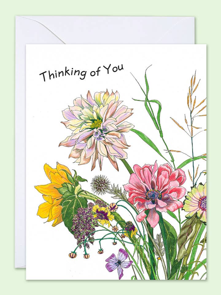 Card - Thinking of You for wholesale by Vivid Cottage