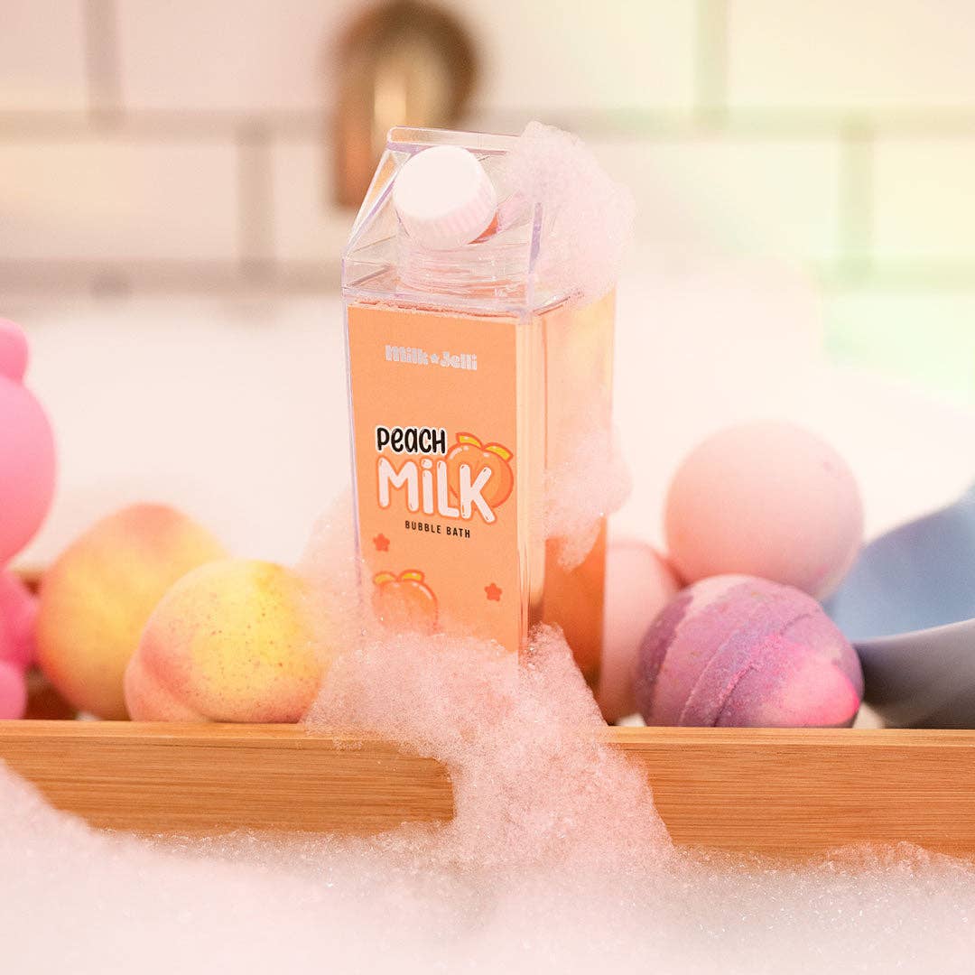 Milk Jelli - Wholesale Bubble Bath - 🍑 Peach Milk - Bubble Bath2