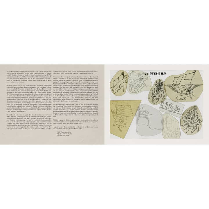 Schiffer Publishing - Wholesale Book - Adult - Classic Tattoo Stencils: Designs in Acetate