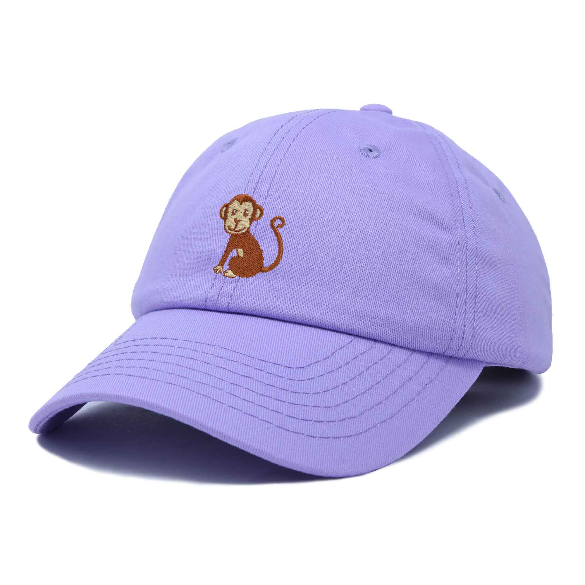 Dalix – Großhandel Basecap – Kinder – DALIX Cute Monkey Kinderhut bestickte Ballkappe Mädchen Jungen19