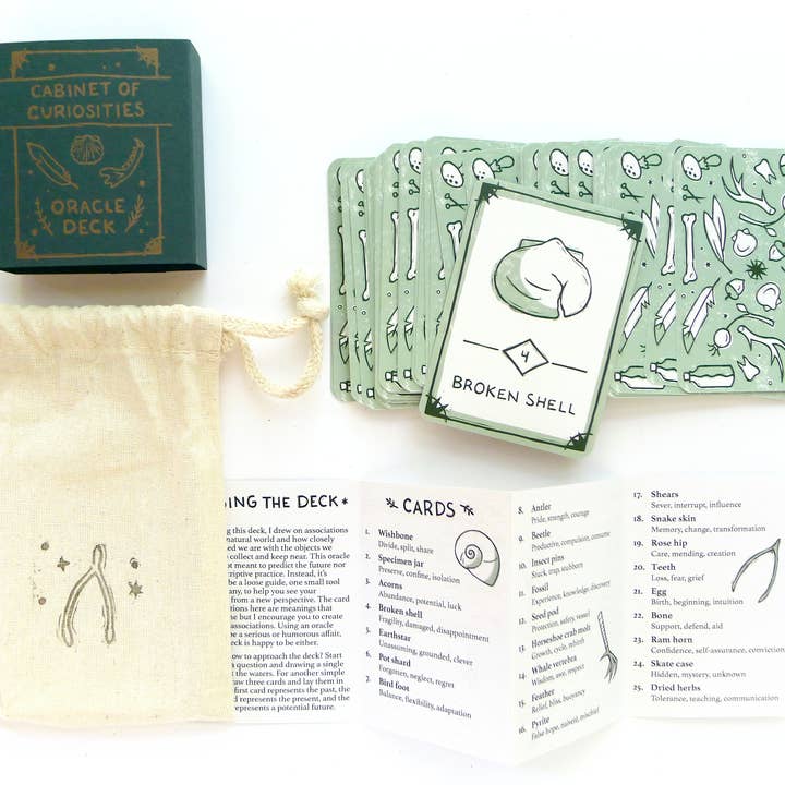 Middle Dune - Venta al por mayor Cartas del tarot - Baraja Oracle del Gabinete de Curiosidades