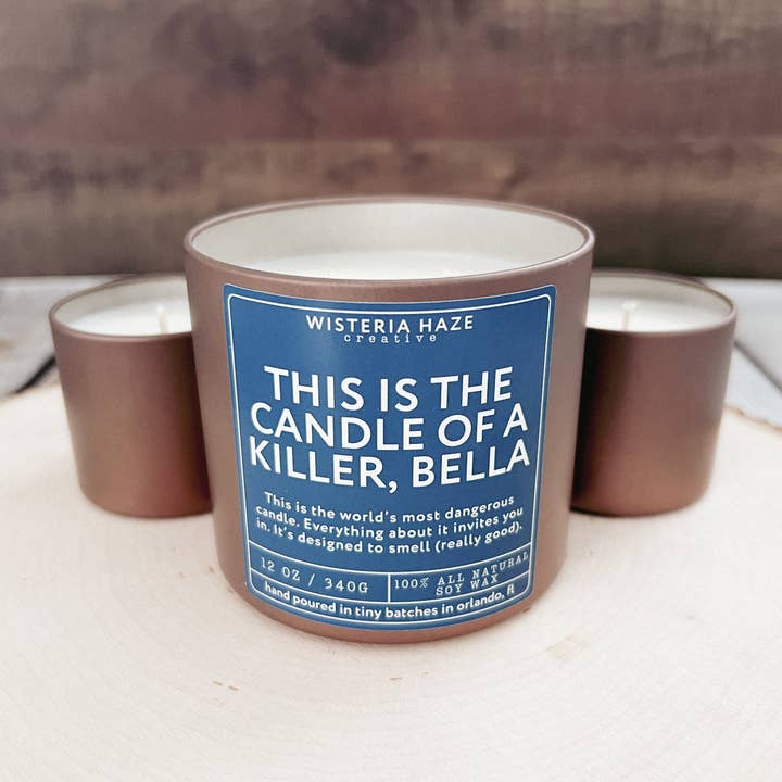 This Is The Candle of a Killer, Bella Candle and other Purchase Wholesale haze. Free Returns & Net 60 Terms on Faire trending on Faire.