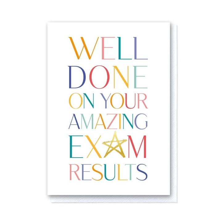 Well Done on your Amazing Exam Results for wholesale by Grace Jackson Design