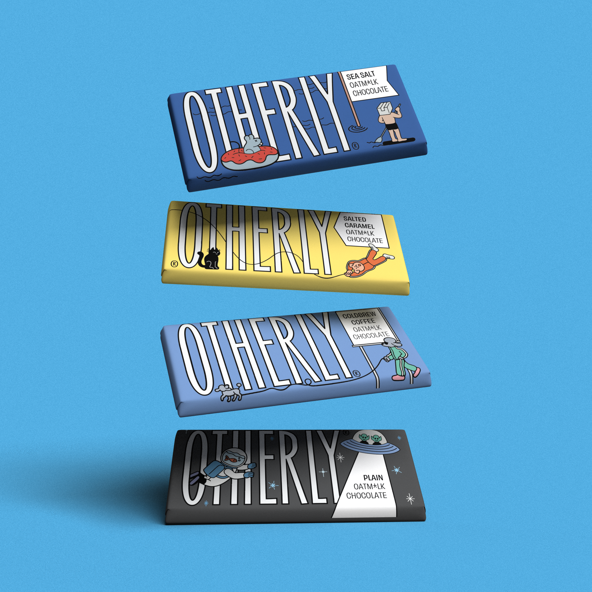 OTHERLY: OATM*LK CHOCOLATE [No duties when shipping to US!] – wholesale Chocolate bar – Sea Salt // 25G // Vegan // OATM*LK CHOCOLATE1
