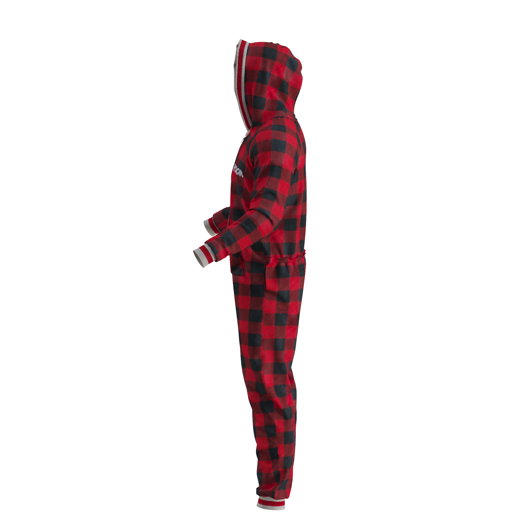 POOK - Wholesale Onesie - Unisex - Pook Onesie - Red (Adult Unisex)1