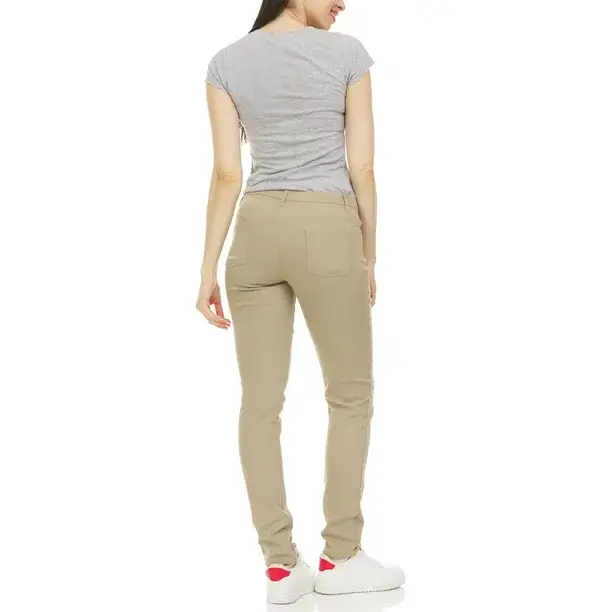 Galaxy By Harvic - Wholesale Pants - Women's - Girl's Super Stretchy Skinny 5-Pocket Uniform Chino Pants5