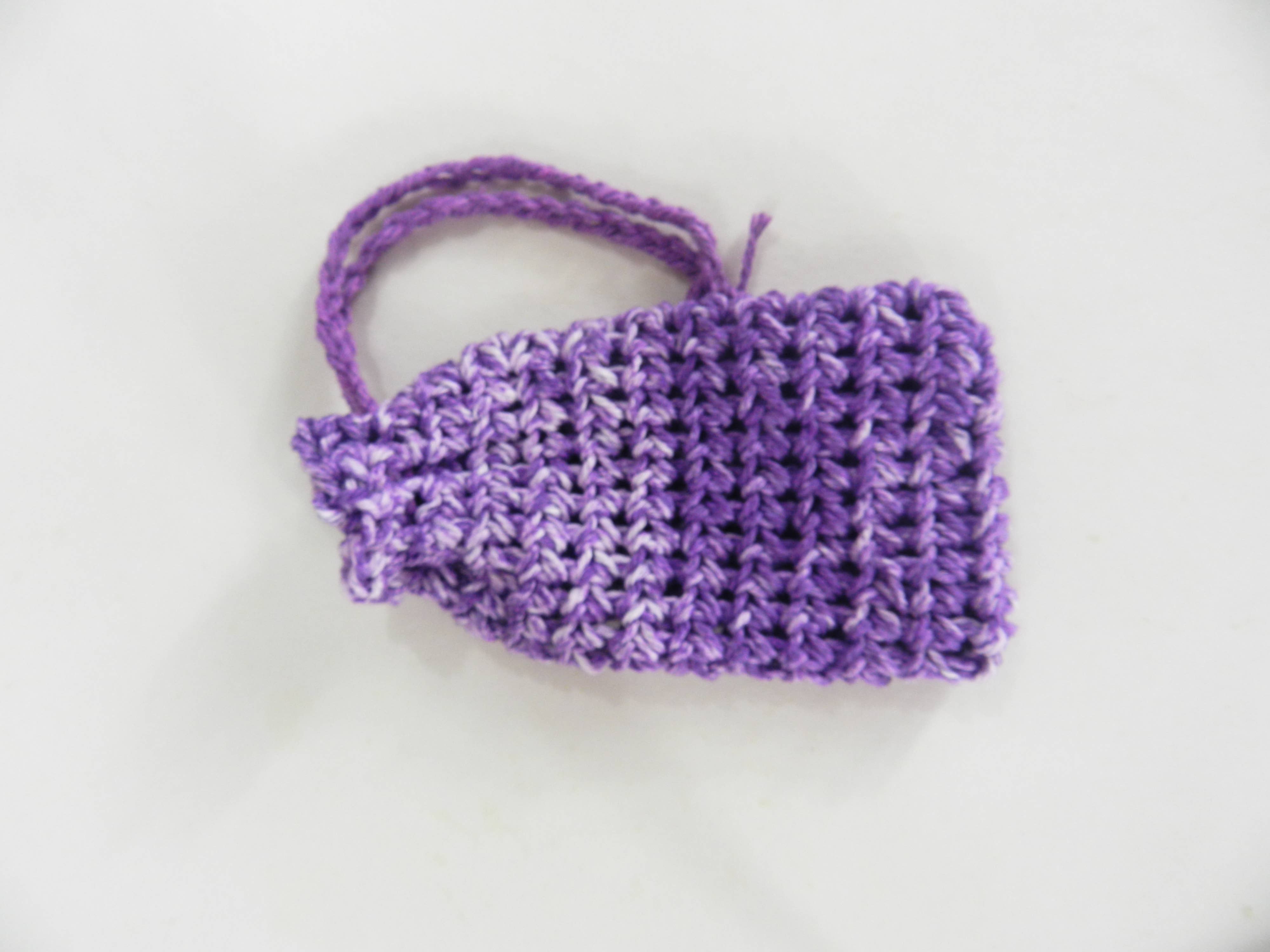 Clover Garden Crafts - Wholesale Soap Pouch/Sack/Bag - Cotton Crochet Soap Saver Sack Bags Mixed Random Colors6