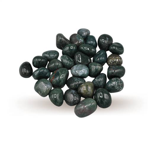 Green Tree - Wholesale Spiritual Stone/Crystal - Bloodstone Tumbled Stones Aa Quality 250gr