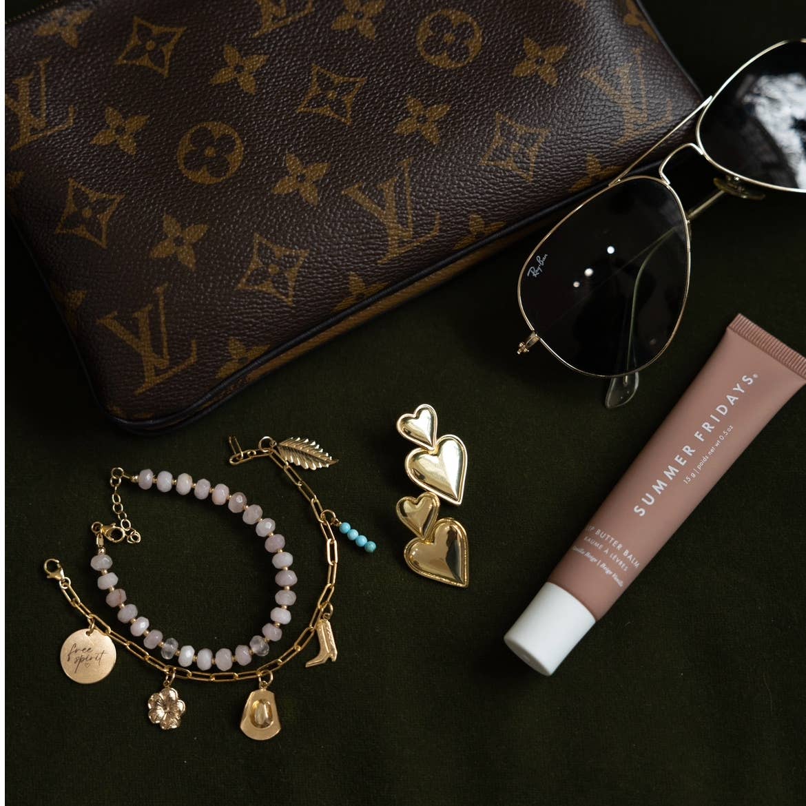 True by Kristy Jewelry - Wholesale Beaded Bracelet - Rosalie Rose Quartz Pink Gold Filled Beaded Bracelet2