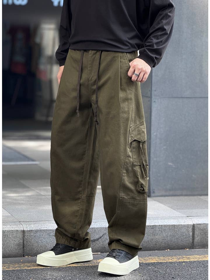 PLACED BY GIDEON - Wholesale Pants – Men's - Urban Style Cargo Pants with Side Pockets7