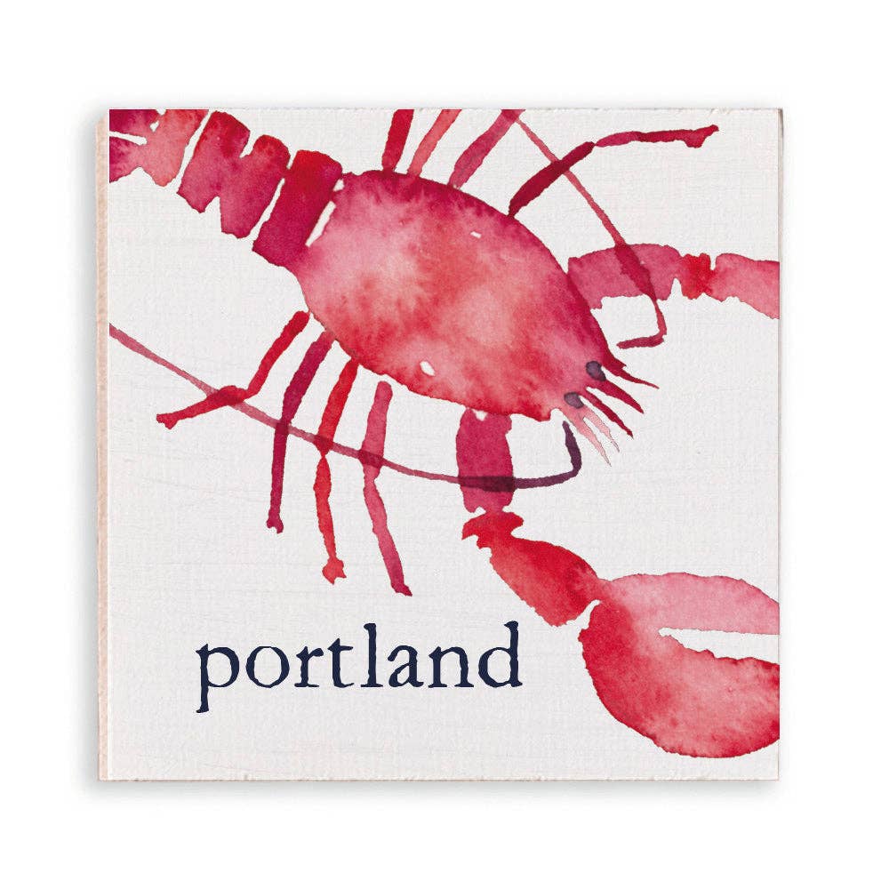 Rustic Marlin – wholesale Magnet – Akvarellhummer Personlig Magnet