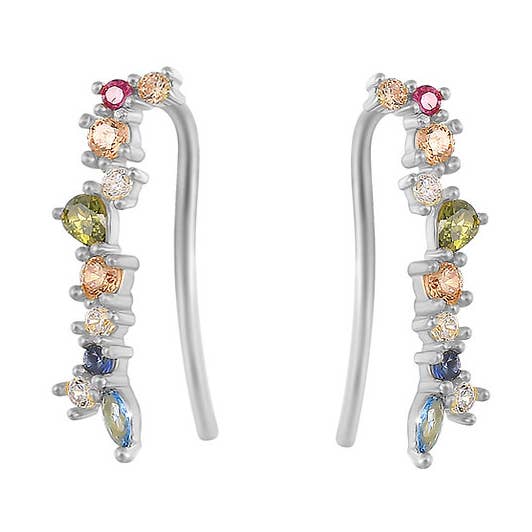 JILL EAR CLIMBER for wholesale by Frank Designs Jewelry, LLC