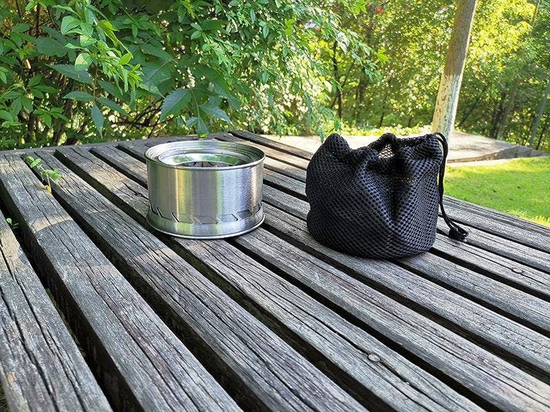 VIGOR - Venta al por mayor Fosos para fuegos - Estufa portátil de leña plegable de acero inoxidable para camping9