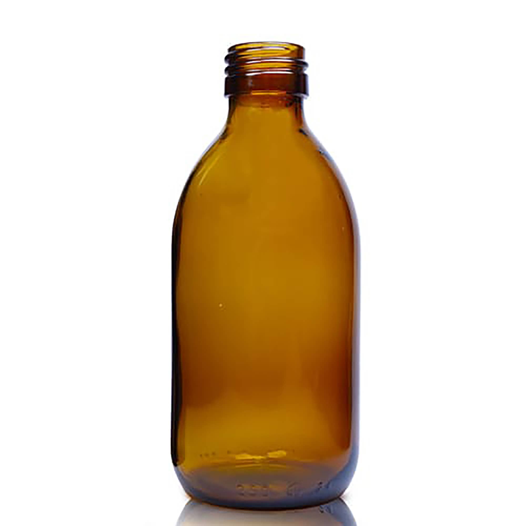 AWGifts Europe - Wholesale Essential Oil Holder - 250ml Amber Glass Medicine Bottle0