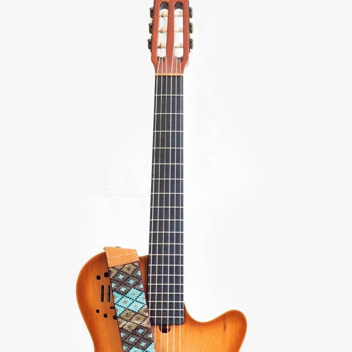 Rolling Rock - Native Beaded Guitar Strap for Rockstars for wholesale by Mother Sierra