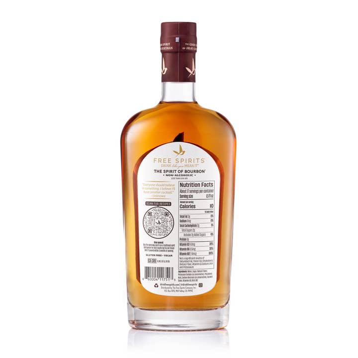 Free Spirits - Wholesale Non-Alcoholic Spirits/Wine/Beer - Free Spirits | The Spirit of Bourbon | Non-Alcoholic Spirit