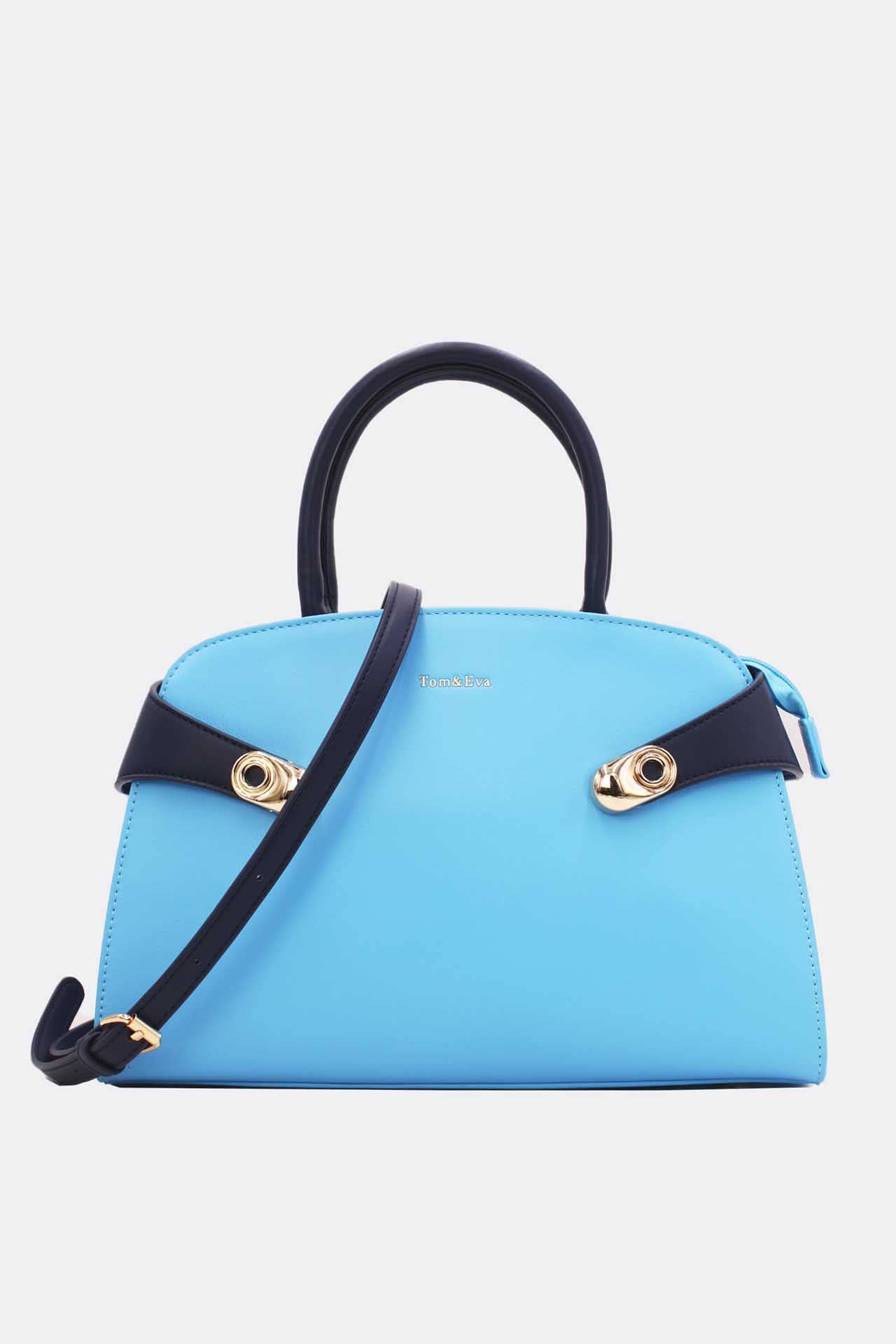 Tom&Eva (F.D.M diffusion) - Wholesale Top Handle Bag - Women's - Women's Bicolour Handbag 23B-58296