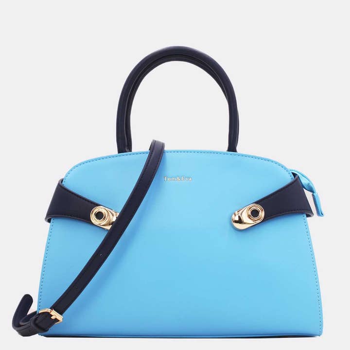 Tom&Eva (F.D.M diffusion) - Wholesale Top Handle Bag - Women's - Women's Bicolour Handbag 23B-58296