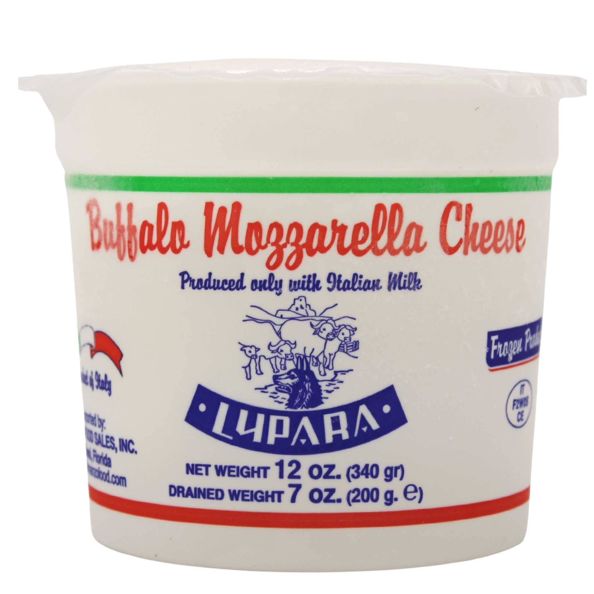 Wholesale Italian Food - Wholesale Cheese - Lupara FROZEN Buffalo Mozzarella12 x 7 oz per cup0