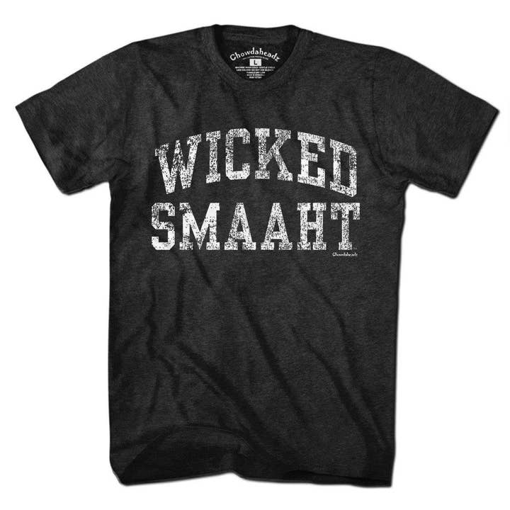 Wicked Smaaht T-Shirt for engroshandel hos Chowdaheadz