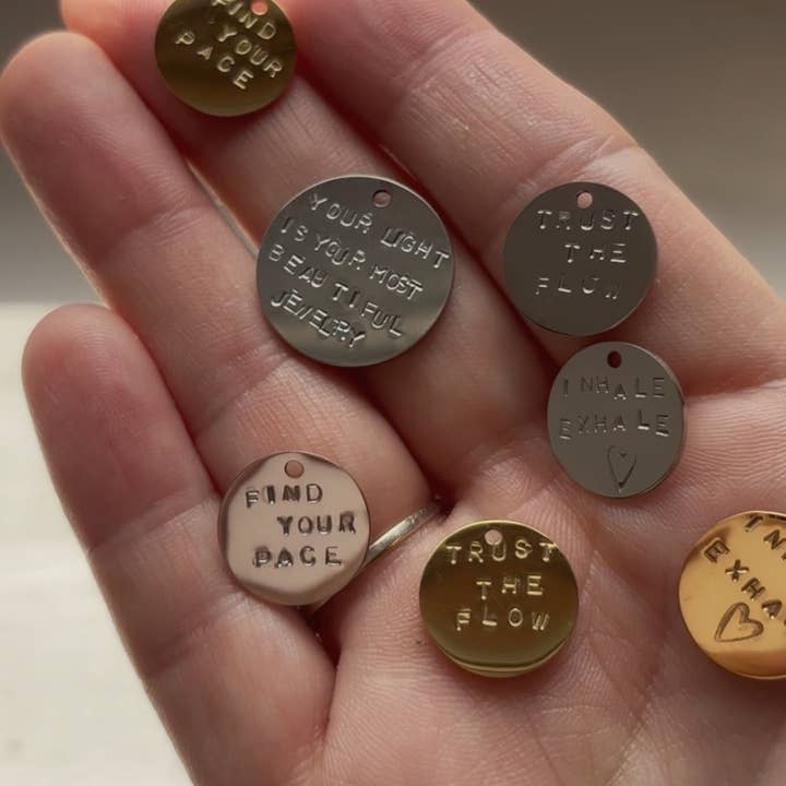 MARLAH - Wholesale Pendant/Charm Necklace - Good Vibes Only Necklace4