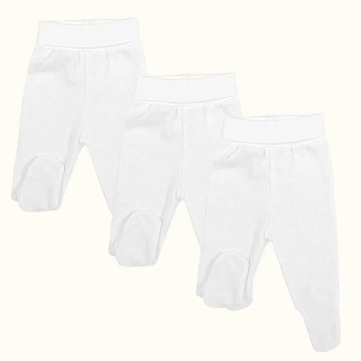 3 Sweet White Footed Pants for wholesale on Faire1