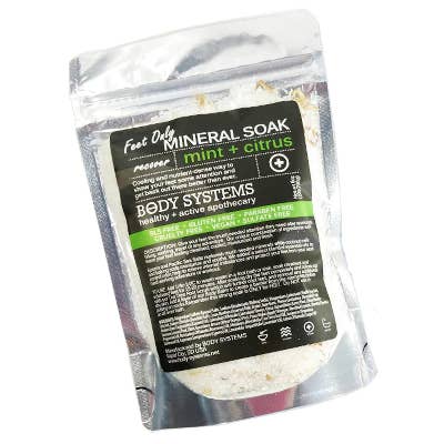Mint + Citrus Foot Soak for wholesale by Body systems
