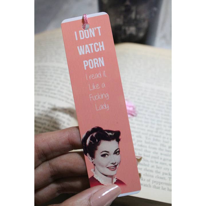 Raven Design - Wholesale Bookmark - I Don't Watch Porn // Metal Bookmark1