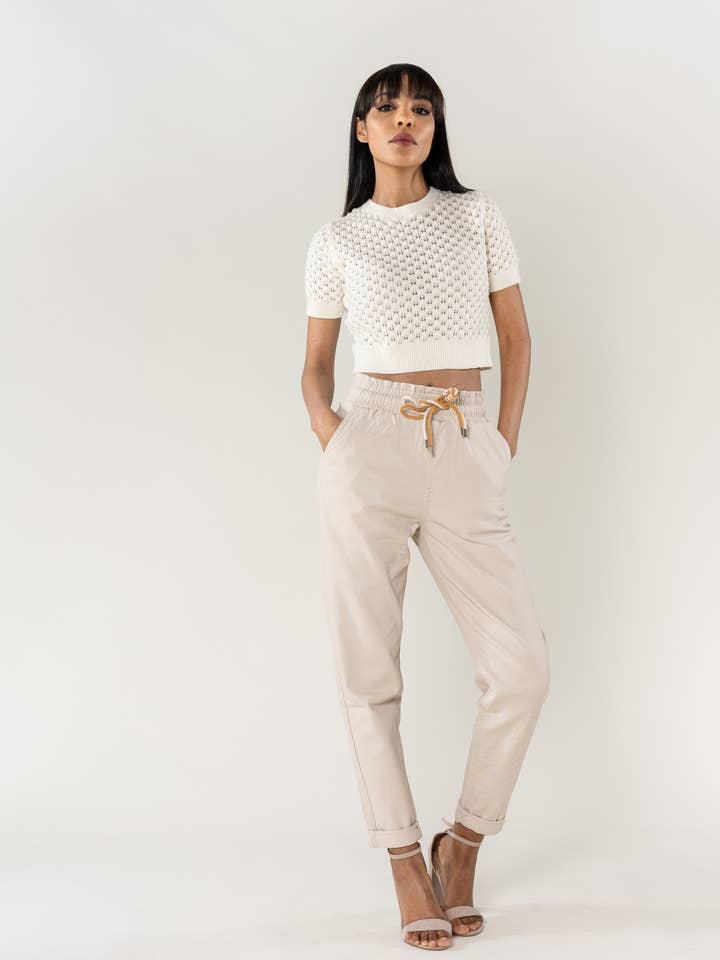 Nina Carter P500 stretch pants with a comfortable waist for wholesale by Nina Carter