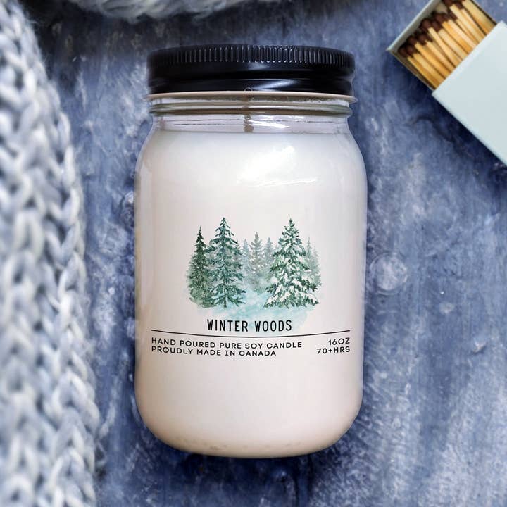 Winter-Woods für den Großhandel von Serendipity Soy Candles