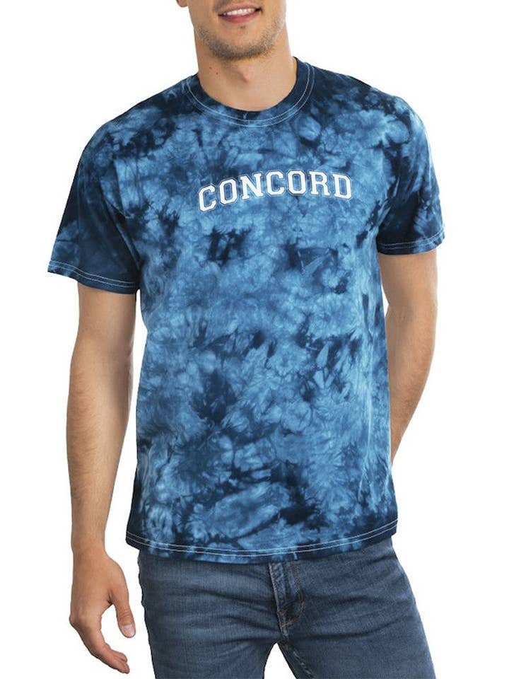 Concord Tie Dye Tee for wholesale by SmartPrintsInk